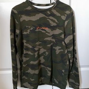 TJMAXX Camo Crewneck